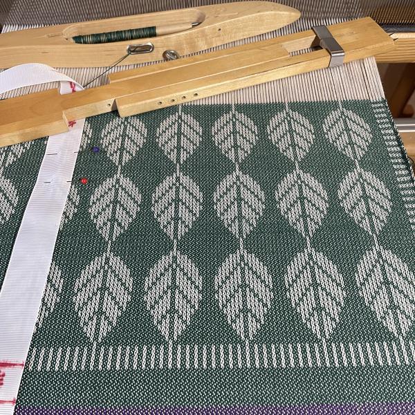 Green leaves of Spring Mat