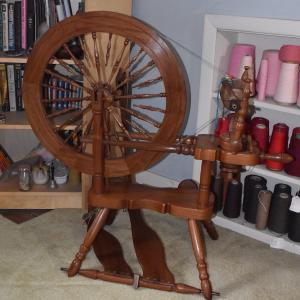 For Sale!  Jerry Jensen Ashley Wheel in Black Walnut with RH Flyer