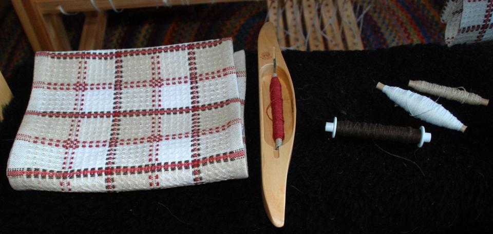 Tablecloth, Cotton/Linen Checkered