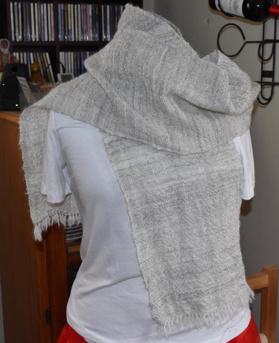 Scarf - Handspun Silk & Wool