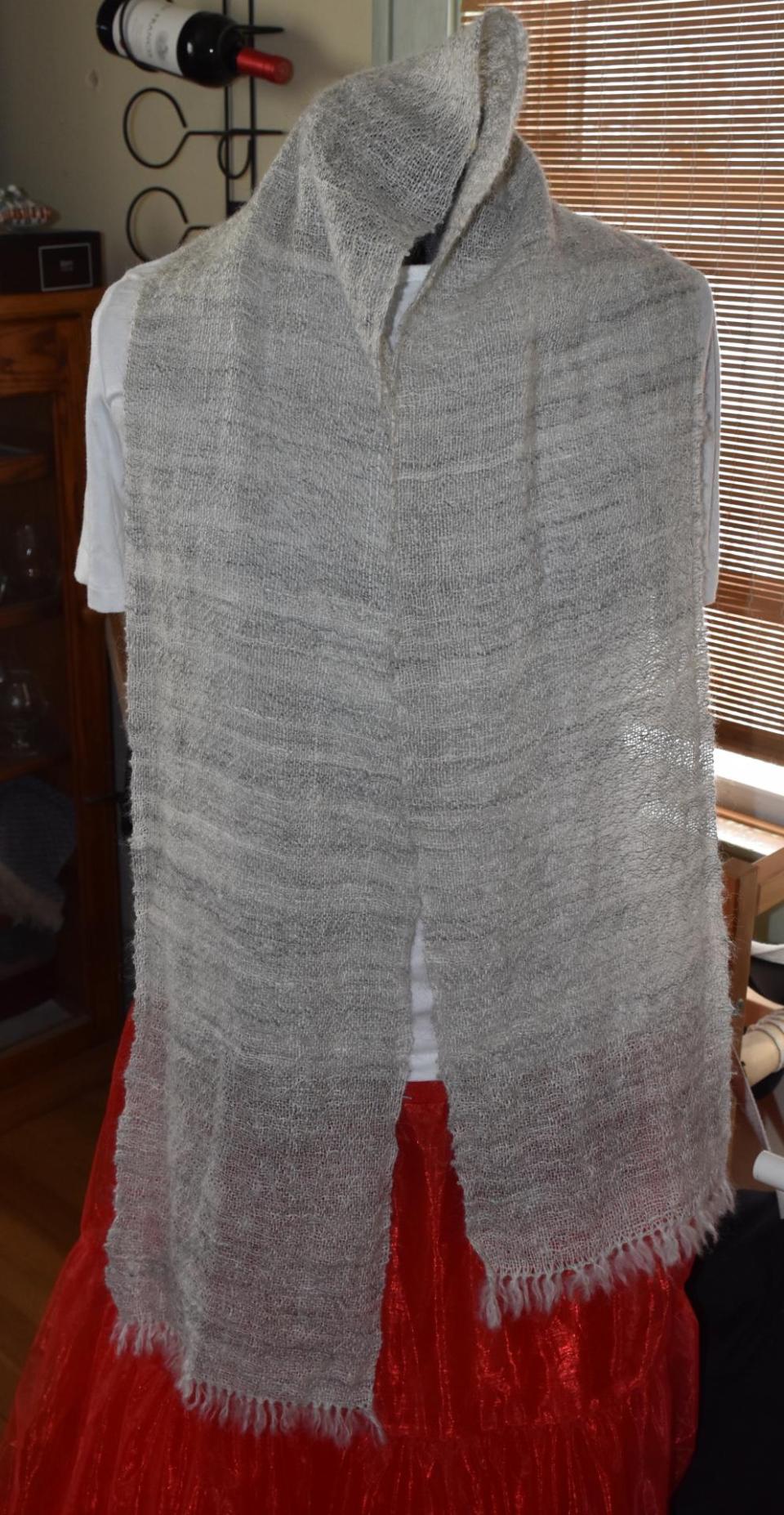 Scarf - Handspun Silk & Wool