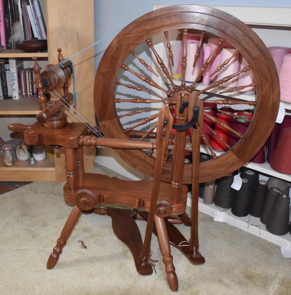 For Sale!  Jerry Jensen Ashley Wheel in Black Walnut with RH Flyer